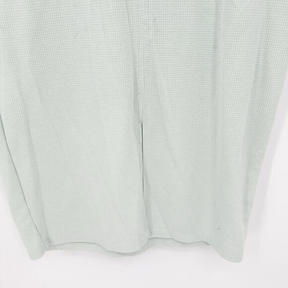 Athleta Womens Wind Down Waffle Long Sleeve Henley Lounge Sleep Dress Size S - Picture 6 of 7